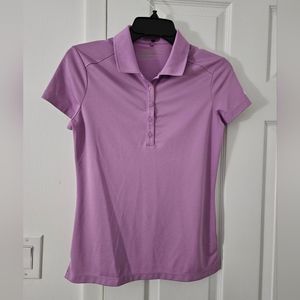 Nike Dri-Fit Golf Tour Performance Lilac/Lavender Polo Shirt, Size S